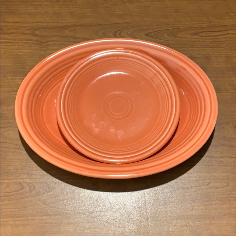 2 piece Fiesta ware set